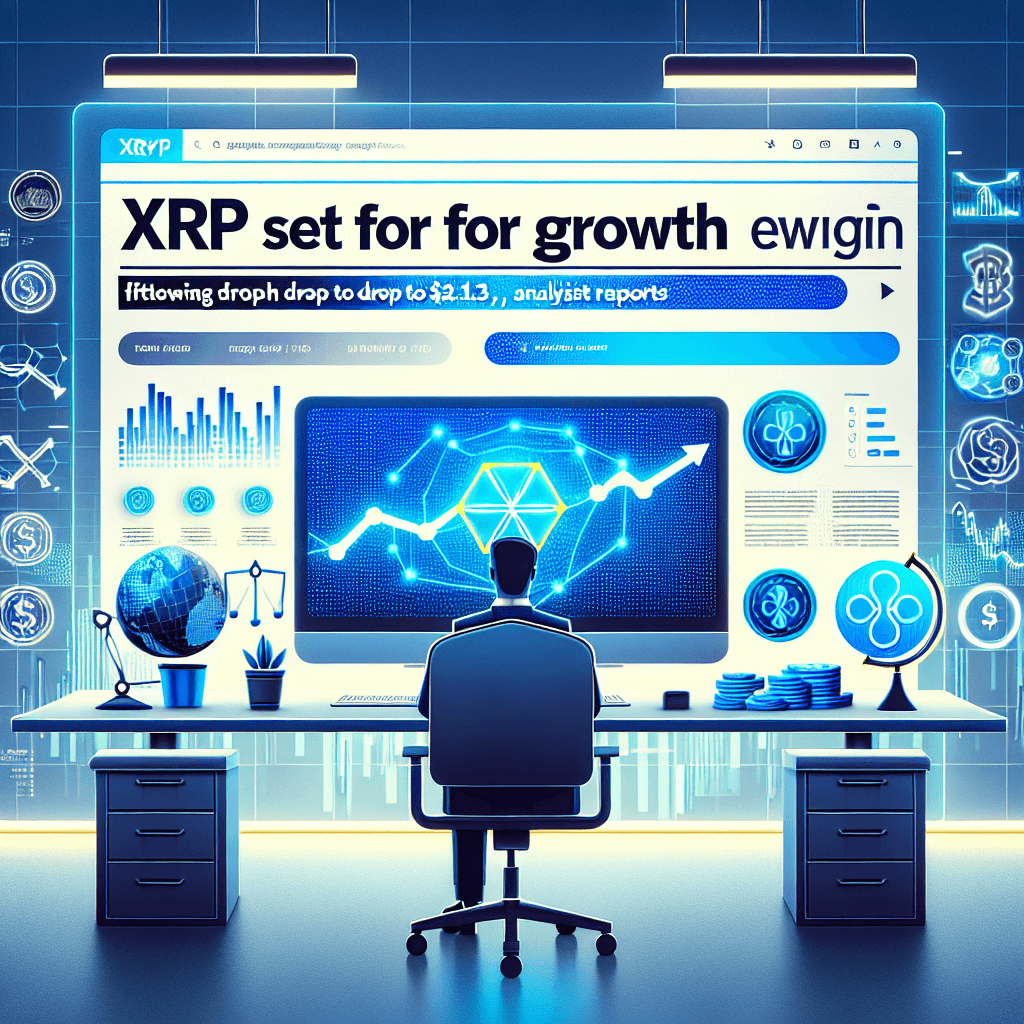 XRP Set for Growth Following Drop to $2.13, Analyst Reports image
