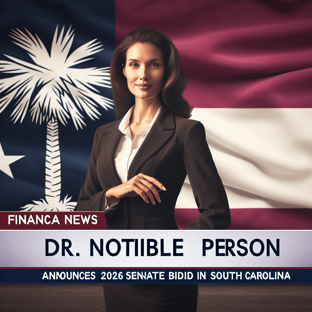 Dr. Annie Andrews Announces 2026 Senate Bid in South Carolina image