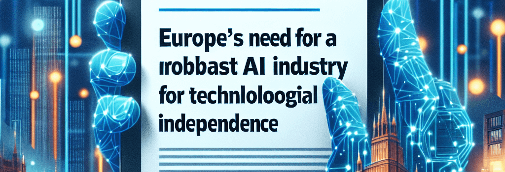 Europe’s Need for a Robust AI Industry for Technological Independence image