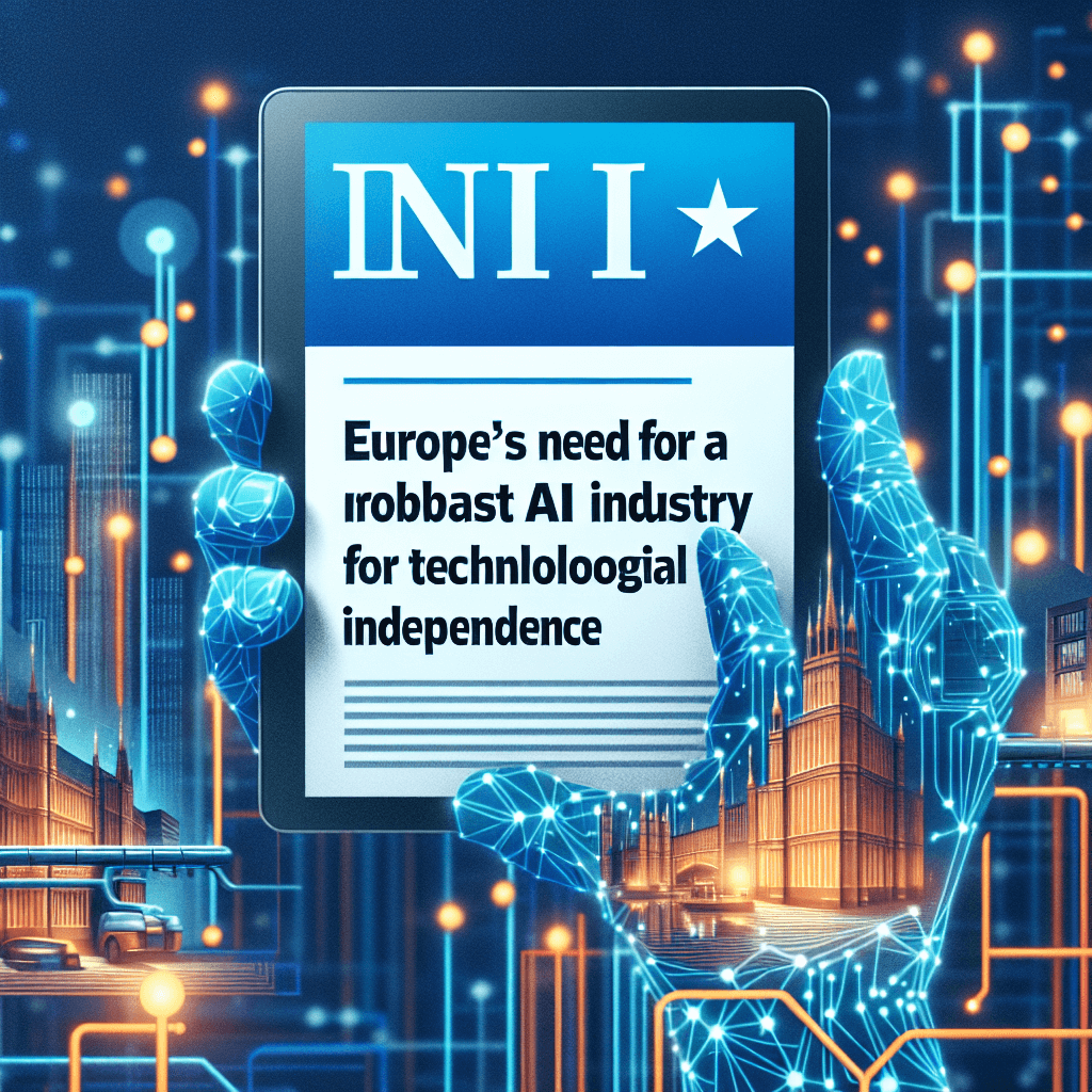Europe’s Need for a Robust AI Industry for Technological Independence image