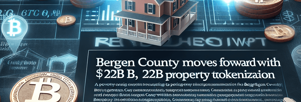 Bergen County Moves Forward with $240B Property Tokenization image