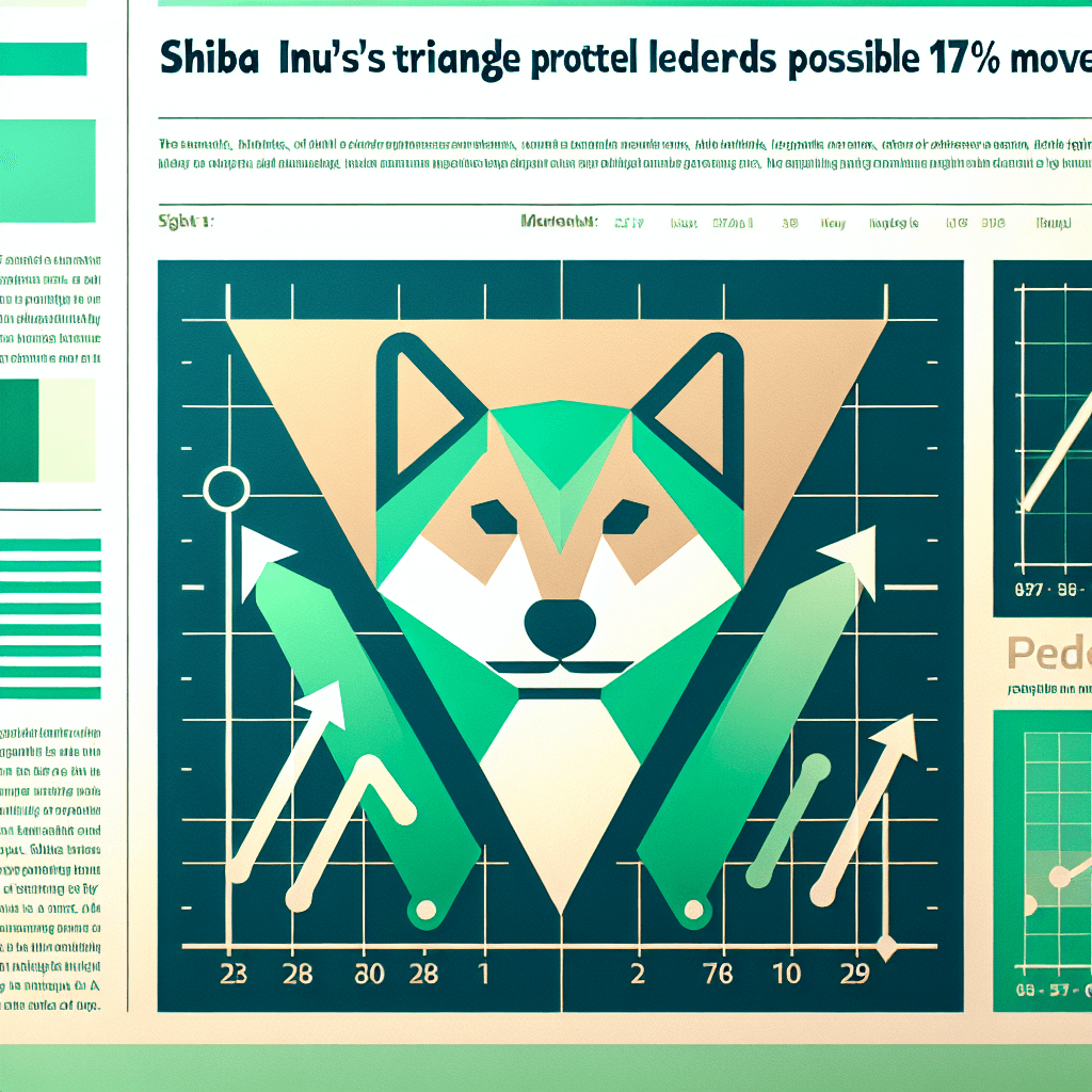 Shiba Inu’s Triangle Pattern Indicates Possible 17% Move image