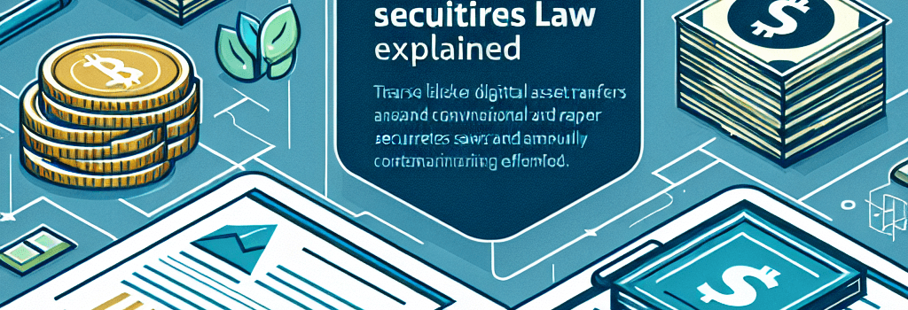 Digital Asset Transfers and Securities Law Explained image