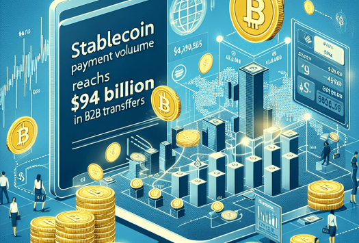 Stablecoin Payment Volume Reaches $94 Billion in B2B Transfers image