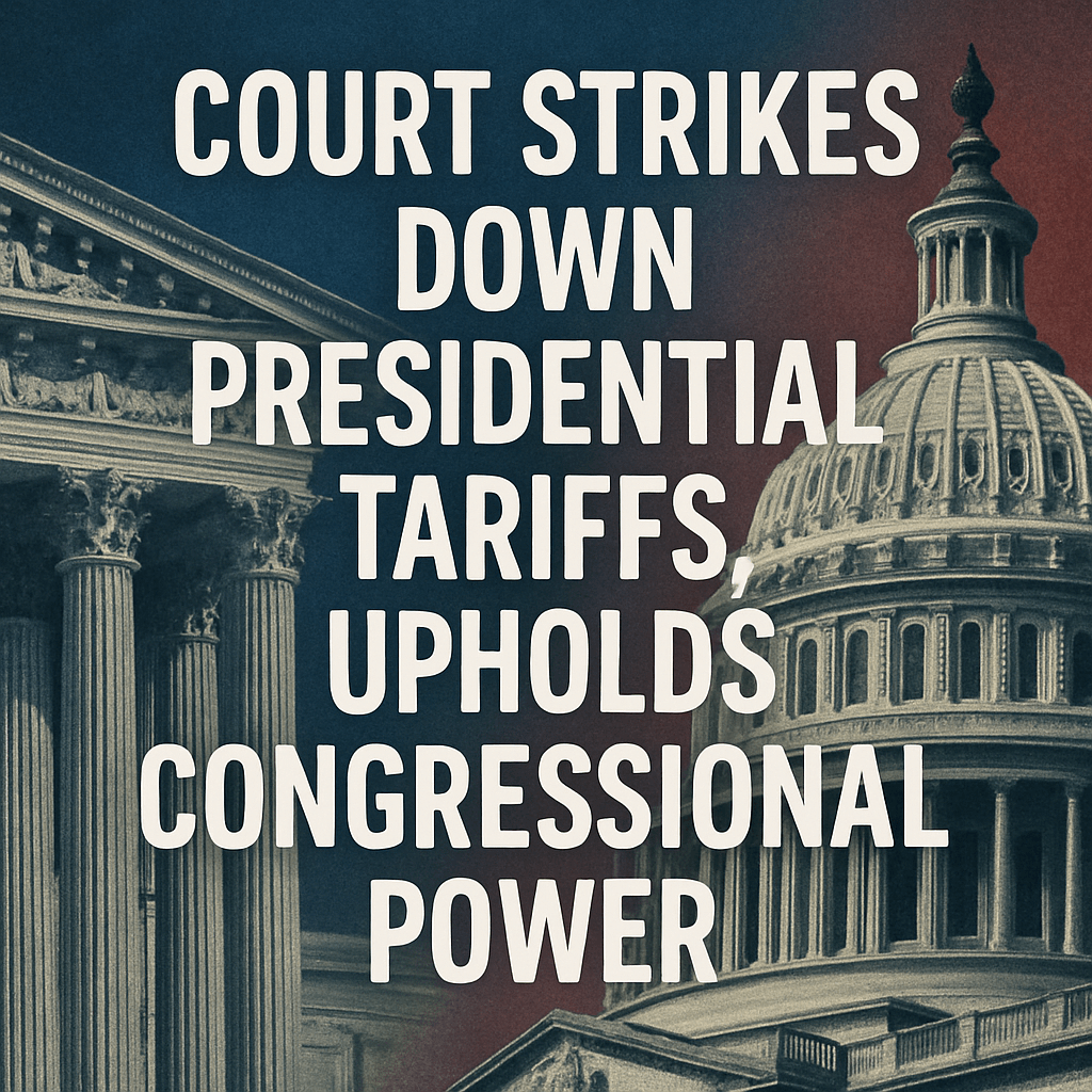 Court Strikes Down Presidential Tariffs, Upholds Congressional Power image
