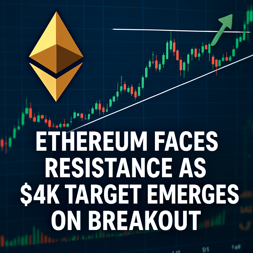 Ethereum Faces Resistance as $4K Target Emerges on Breakout image