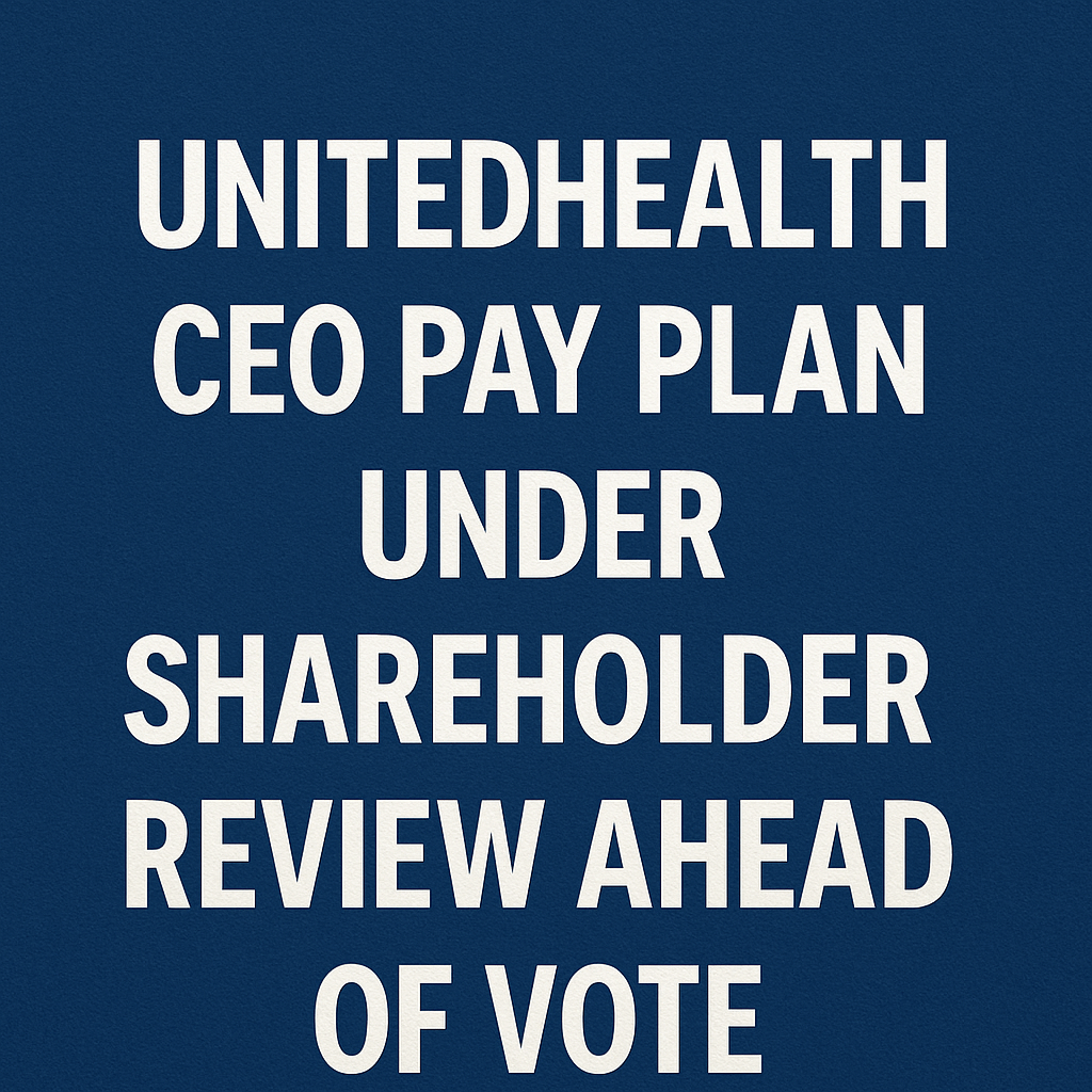 UnitedHealth CEO Pay Plan Under Shareholder Review Ahead of Vote image