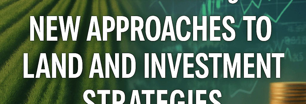 Weekend Reading: New Approaches to Land and Investment Strategies image