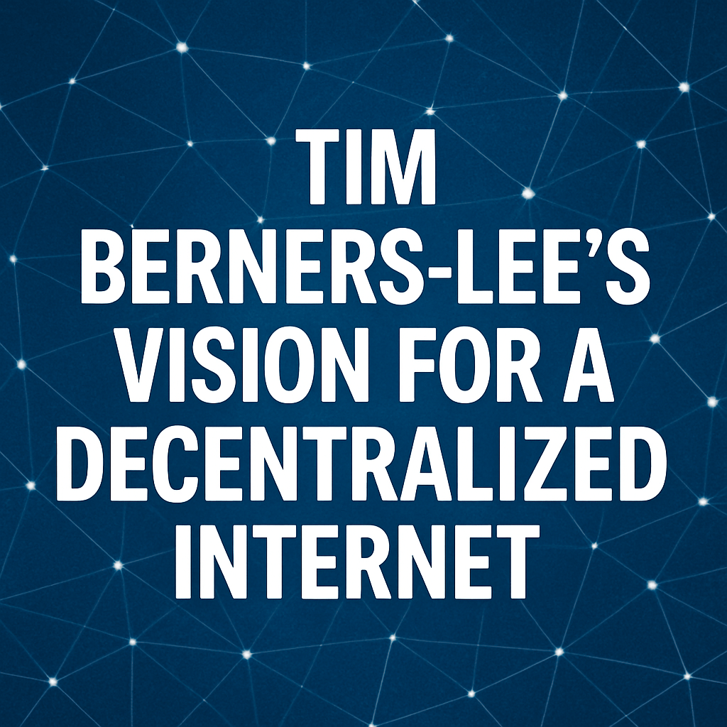 Tim Berners-Lee’s Vision for a Decentralized Internet image