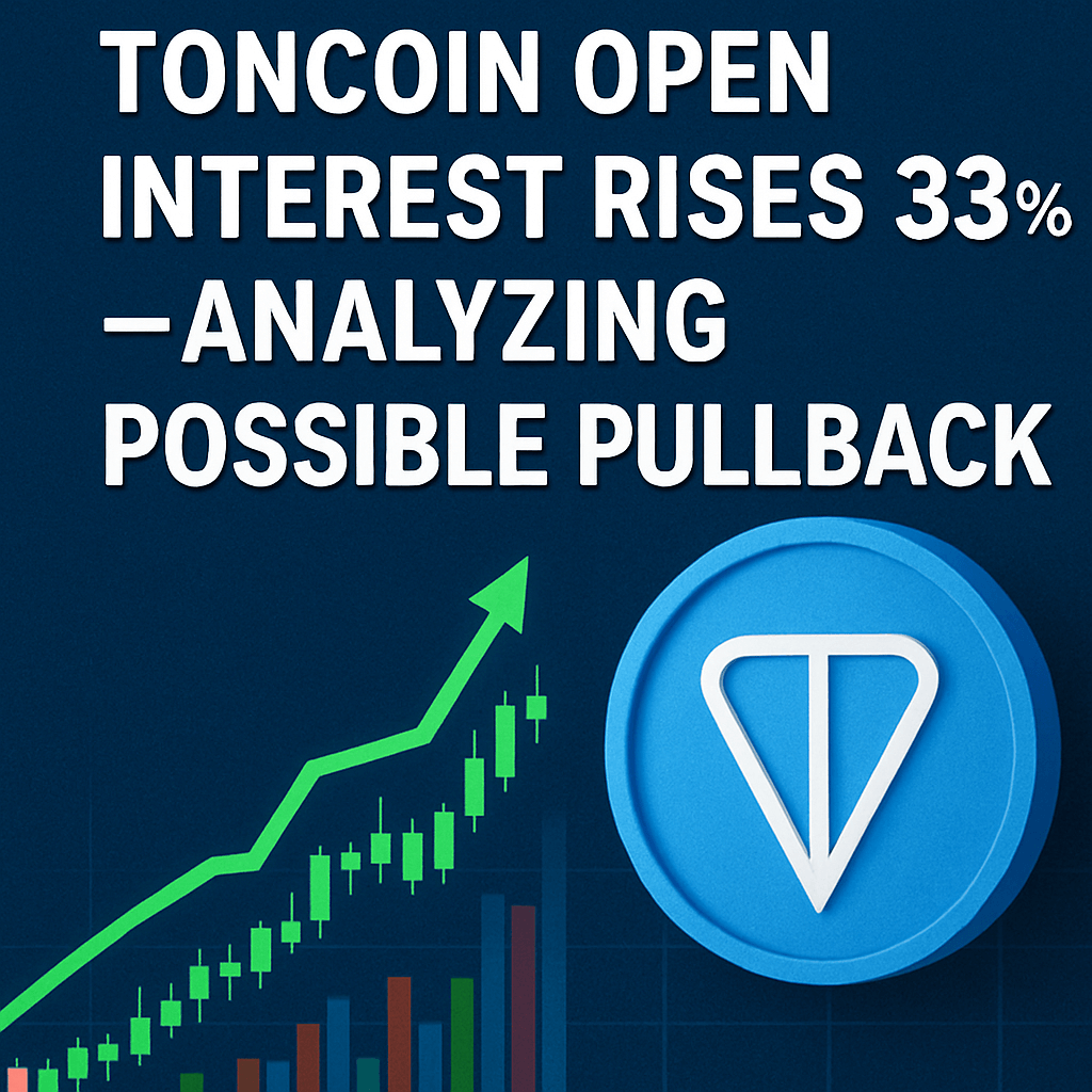 Toncoin Open Interest Rises 33%—Analyzing Possible Pullback image