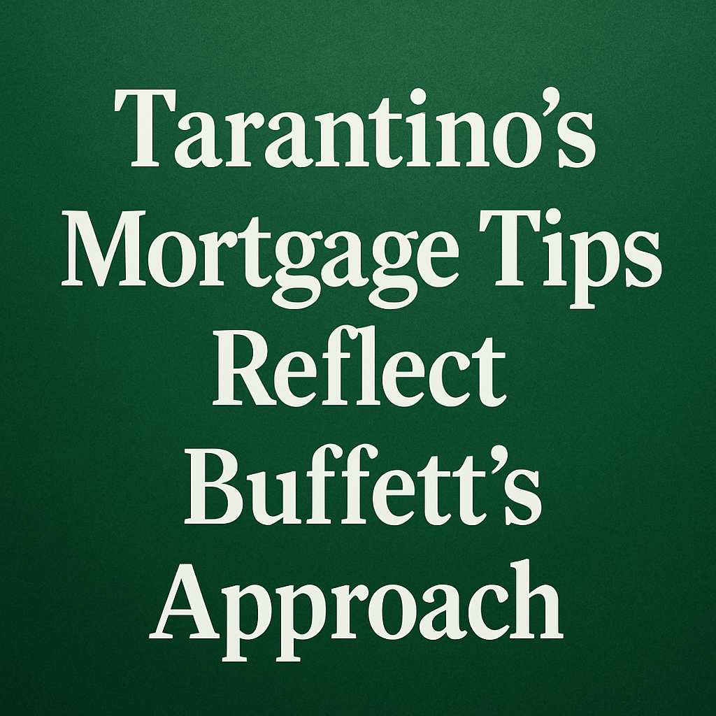 Tarantino’s Mortgage Tips Reflect Buffett’s Approach image
