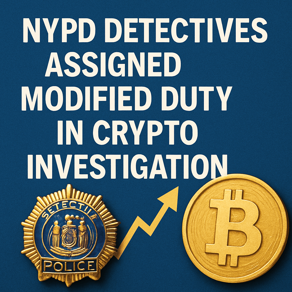 NYPD Detectives Assigned Modified Duty in Crypto Investigation image