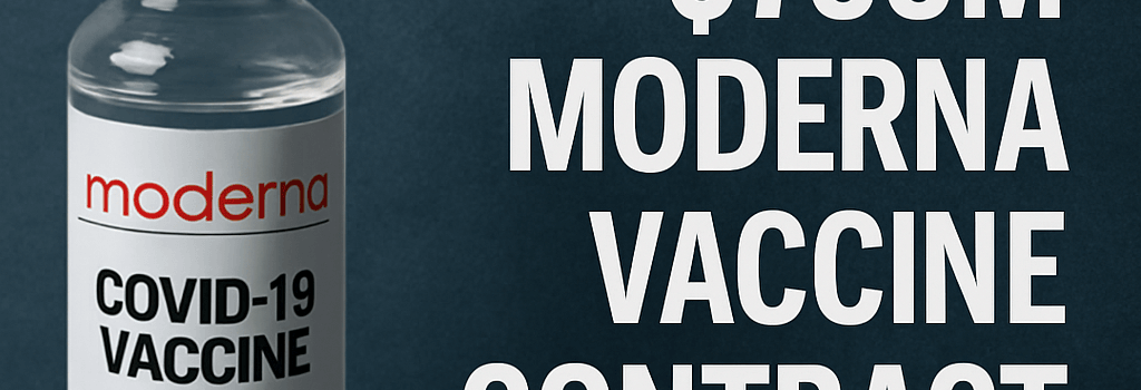 US Suspends $766M Moderna Vaccine Contract image