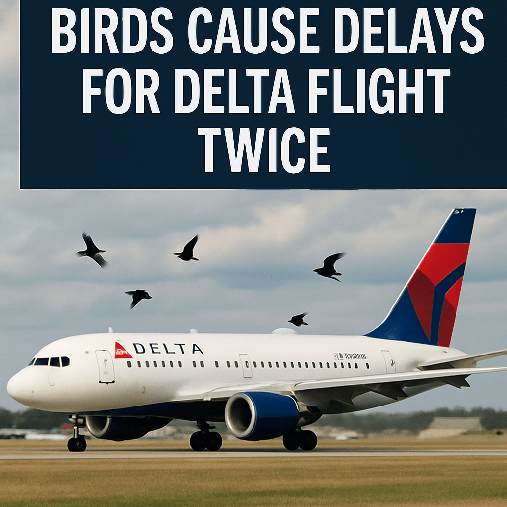 Birds Cause Delays for Delta Flight Twice image