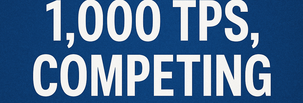 Base Hits 1,000 TPS, Competing with Solana image