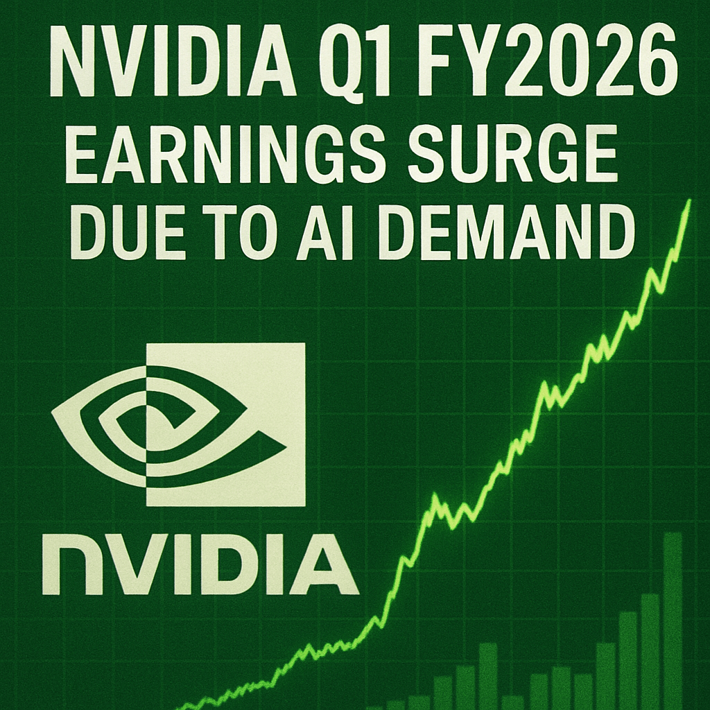 Nvidia Q1 FY2026 Earnings Surge Due to AI Demand image