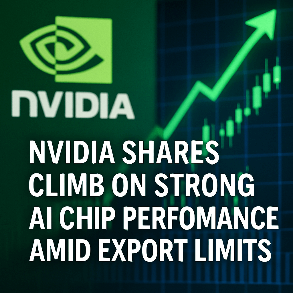 Nvidia Shares Climb on Strong AI Chip Performance Amid Export Limits image