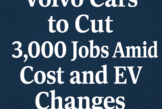 Volvo Cars to Cut 3,000 Jobs Amid Cost and EV Changes image