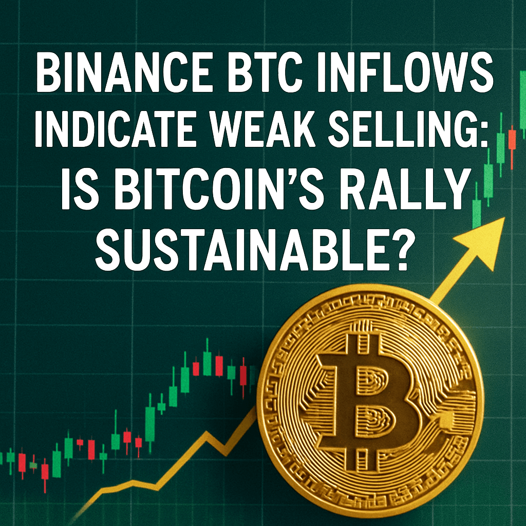 Binance BTC Inflows Indicate Weak Selling: Is Bitcoin’s Rally Sustainable? image