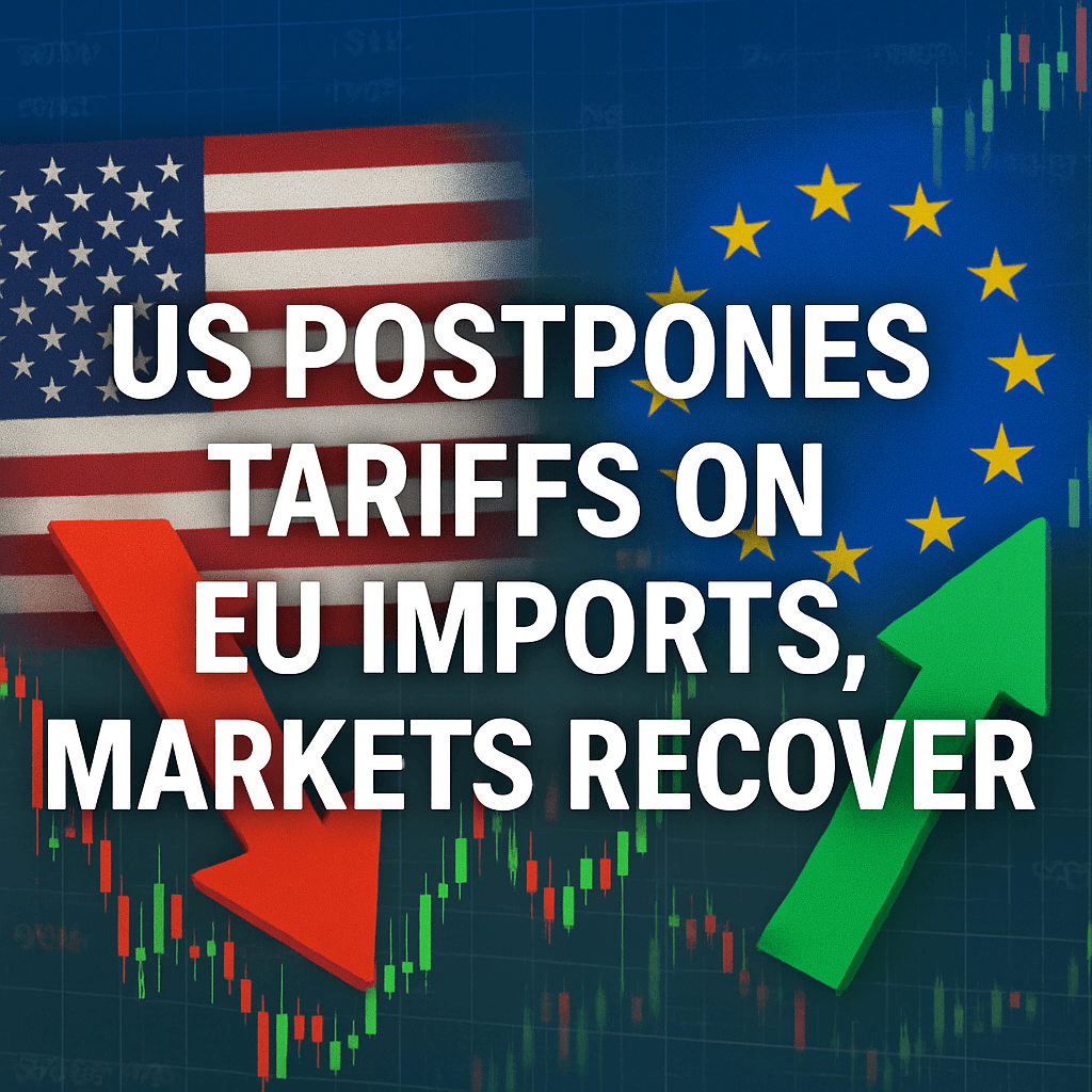 US Postpones Tariffs on EU Imports, Markets Recover image