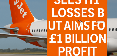 EasyJet Sees H1 Losses but Aims for £1 Billion Profit image
