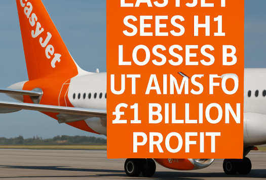 EasyJet Sees H1 Losses but Aims for £1 Billion Profit image