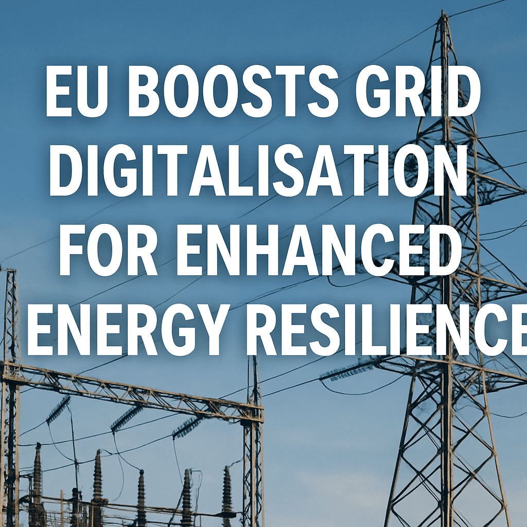 EU Boosts Grid Digitalisation for Enhanced Energy Resilience image