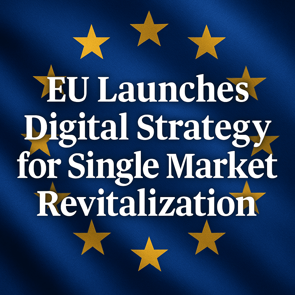 EU Launches Digital Strategy for Single Market Revitalization image