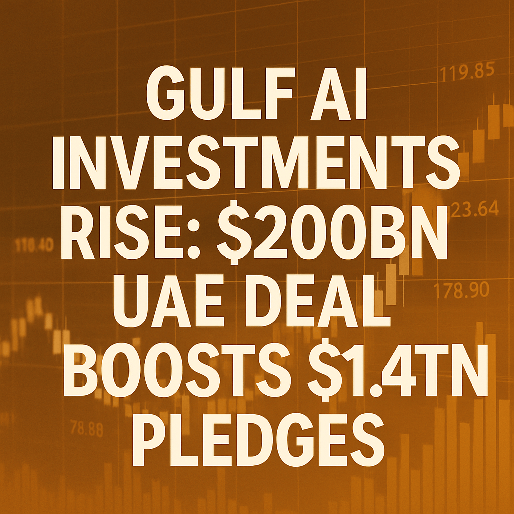Gulf AI Investments Rise: $200bn UAE Deal Boosts $1.4tn Pledges image