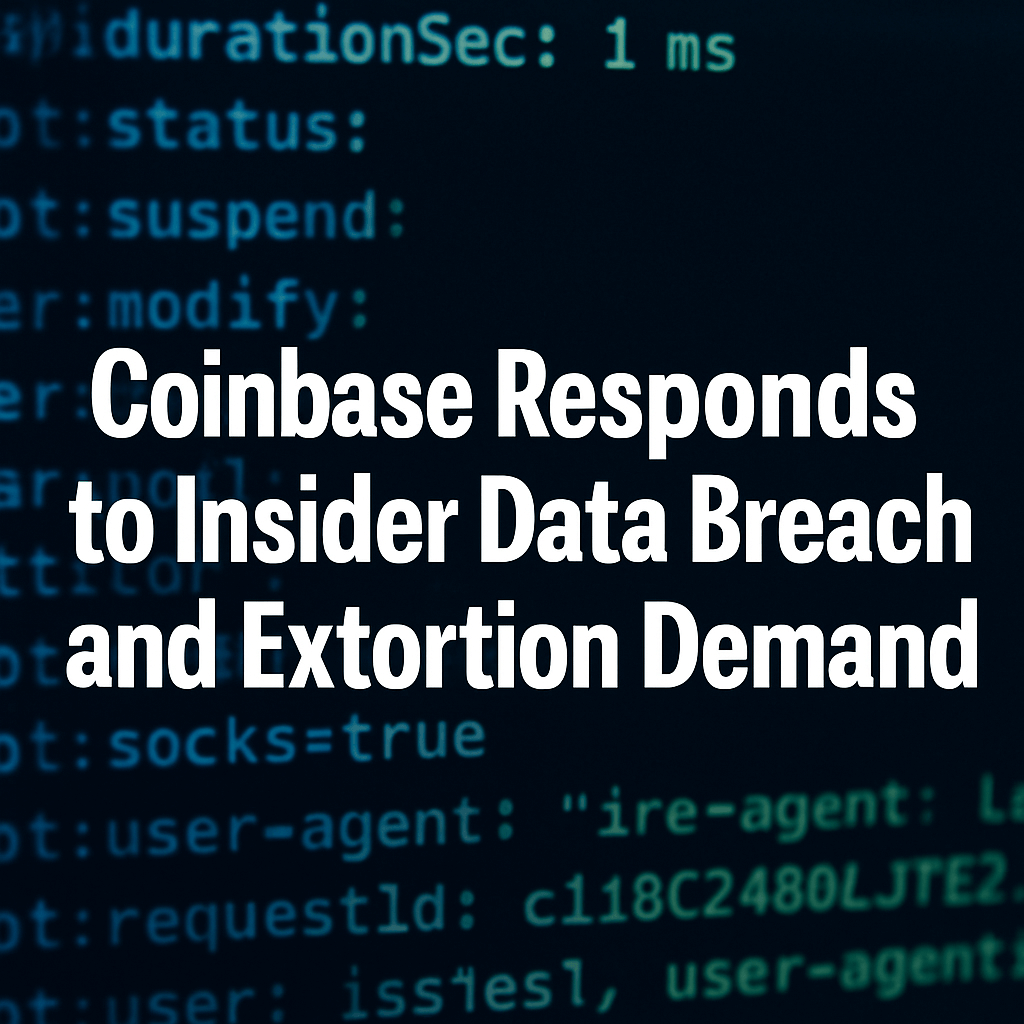 Coinbase Responds to Insider Data Breach and Extortion Demand image