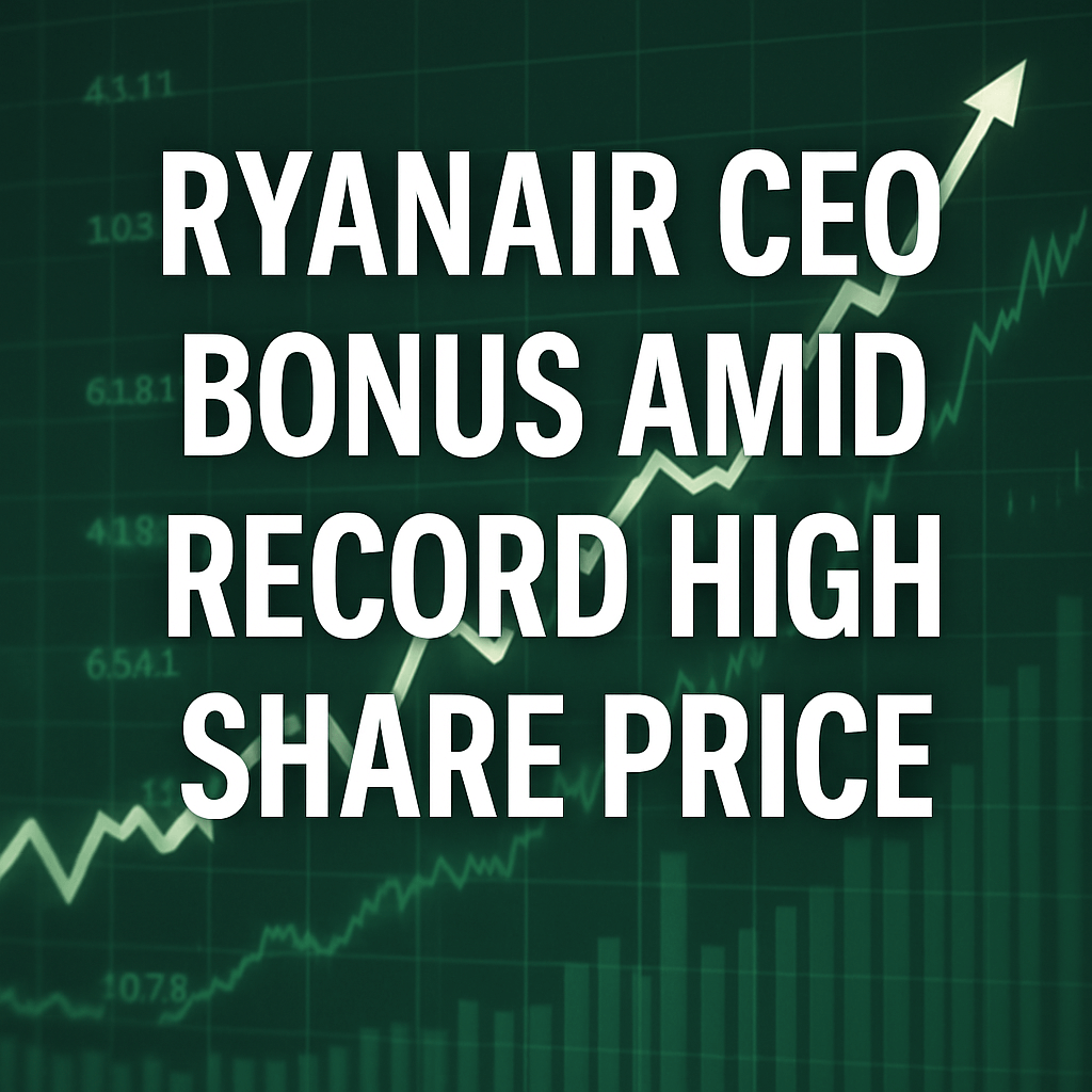 Ryanair CEO Bonus Amid Record High Share Price image