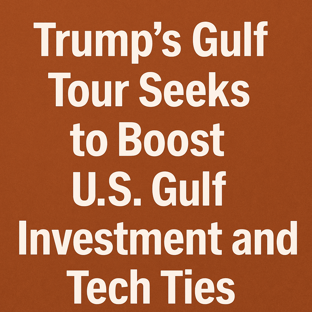 Trump’s Gulf Tour Seeks to Boost US-Gulf Investment and Tech Ties image