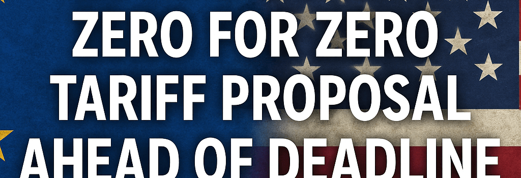 EU and US Keep Zero-for-Zero Tariff Proposal Ahead of Deadline image