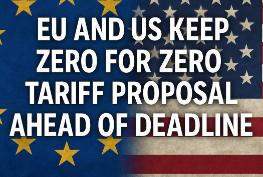 EU and US Keep Zero-for-Zero Tariff Proposal Ahead of Deadline image