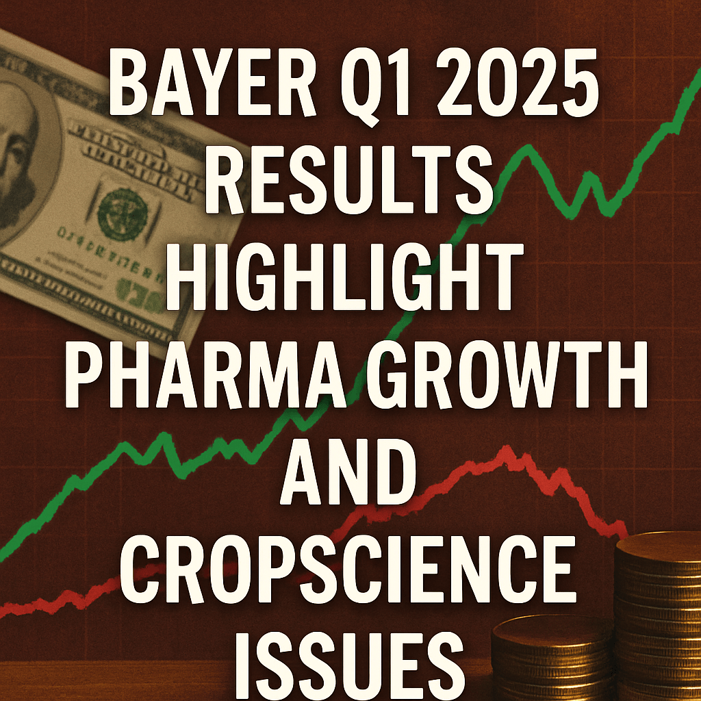 Bayer Q1 2025 Results Highlight Pharma Growth and CropScience Issues image