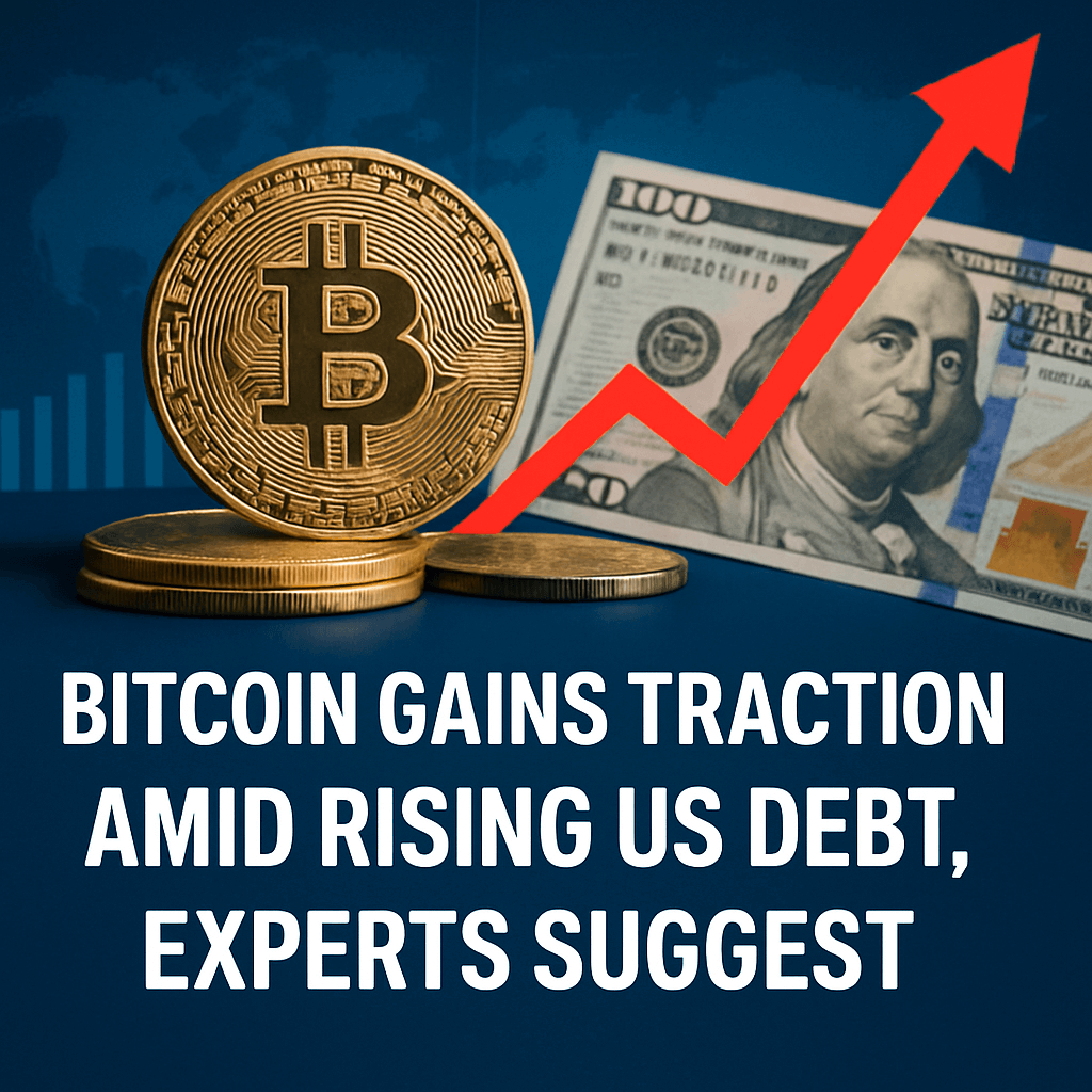 Bitcoin Gains Traction Amid Rising US Debt, Experts Suggest image