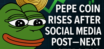 Pepe Coin Rises After Social Media Post—Next Steps for Investors? image