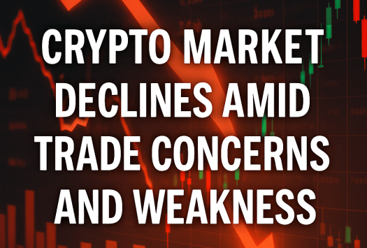 Crypto Market Declines Amid Trade Concerns and Weakness image