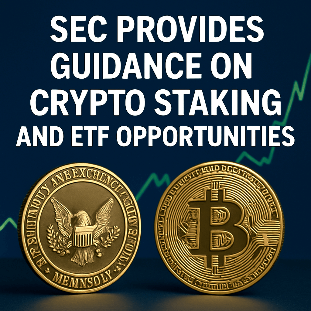 SEC Provides Guidance on Crypto Staking and ETF Opportunities image
