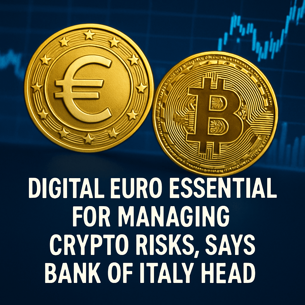 Digital Euro Essential for Managing Crypto Risks, Says Bank of Italy Head image