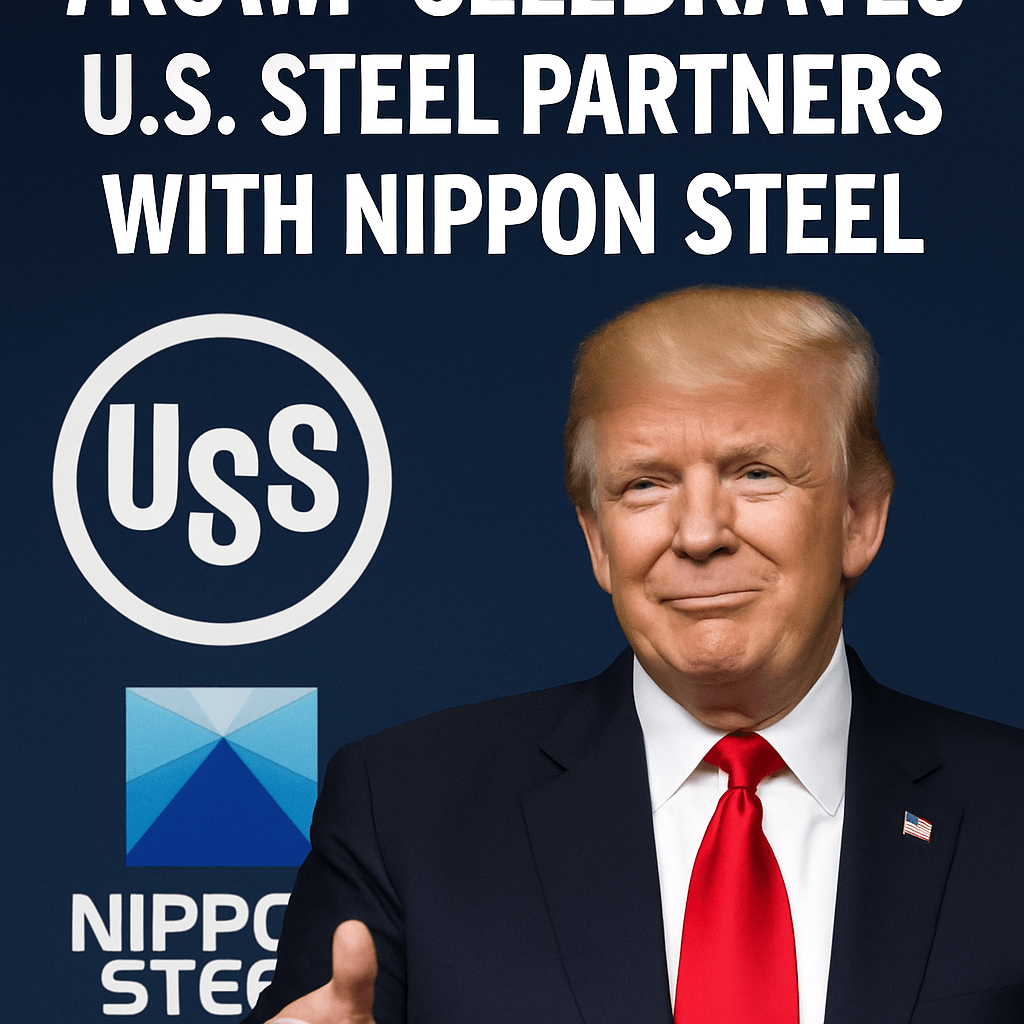 Trump Celebrates U.S. Steel Partnership with Nippon Steel image