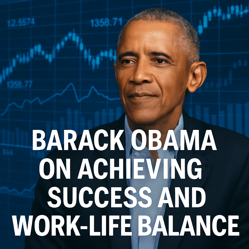 Barack Obama on Achieving Success and Work-Life Balance image