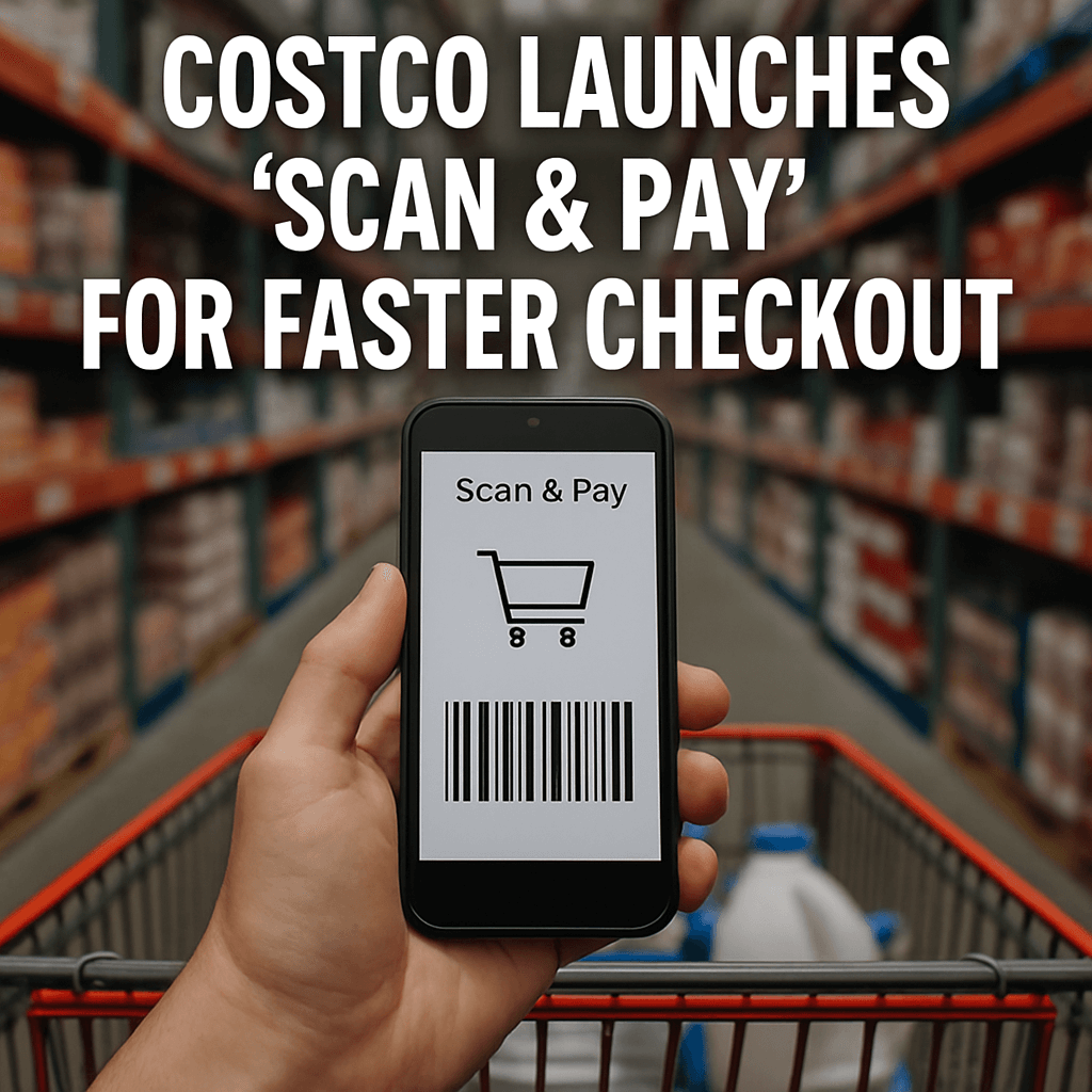 Costco Launches ‘Scan & Pay’ for Faster Checkout image