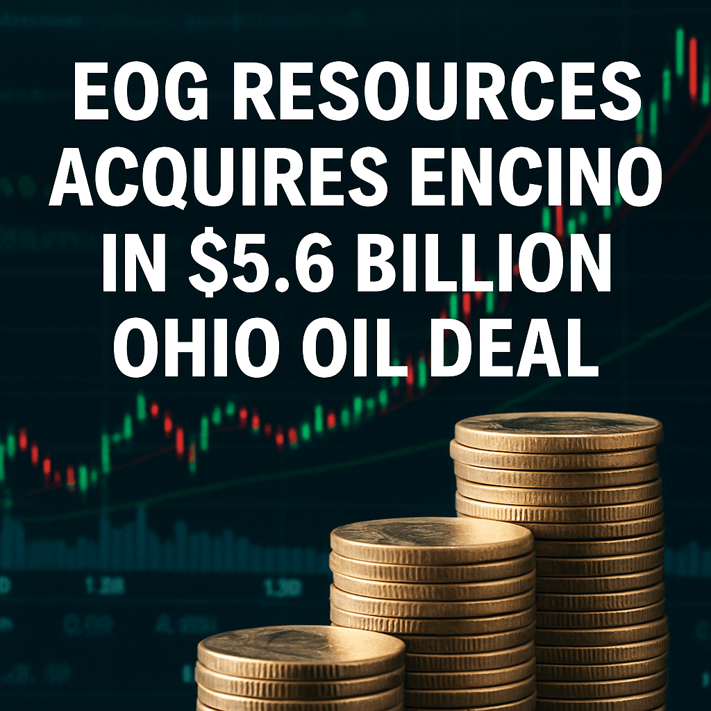 EOG Resources Acquires Encino in $5.6 Billion Ohio Oil Deal image