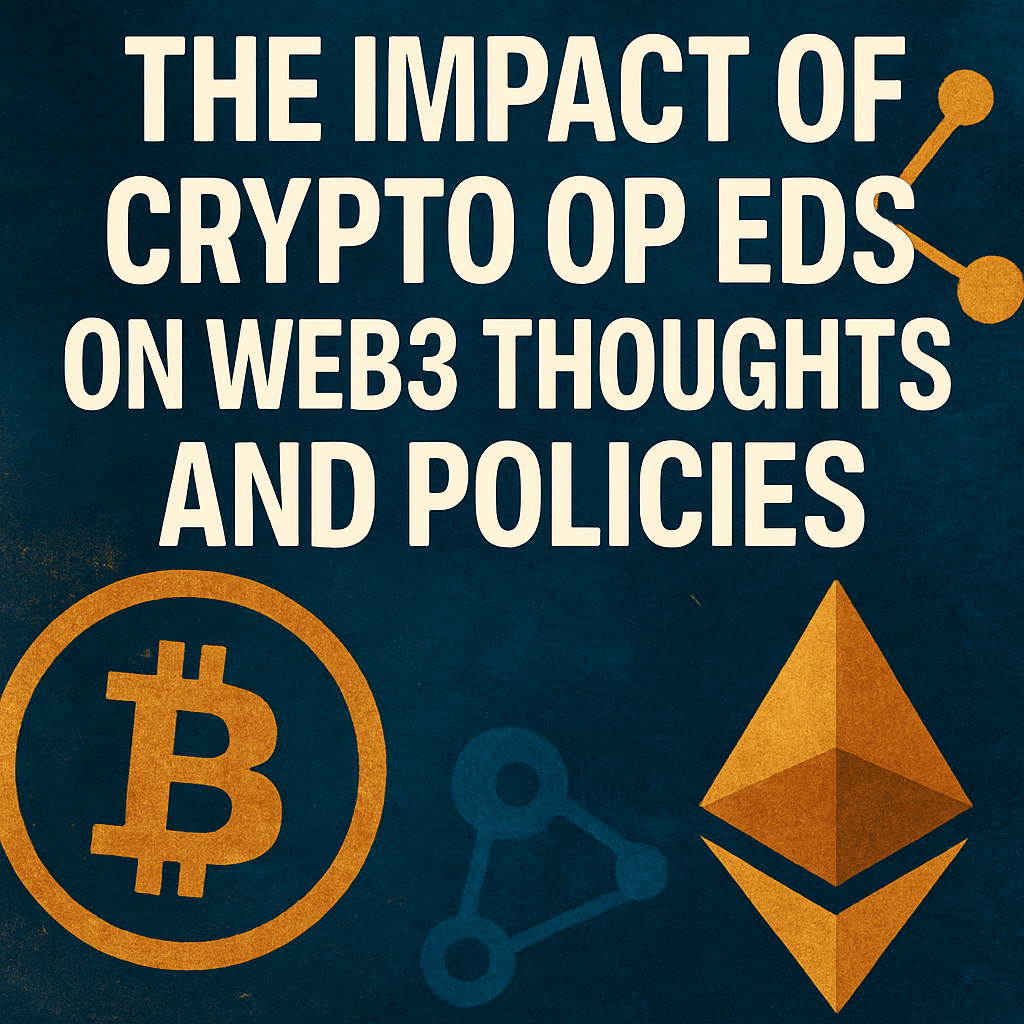 The Impact of Crypto Op-Eds on Web3 Thoughts and Policies image