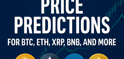 Cryptocurrency Price Predictions for BTC, ETH, XRP, BNB, and More image