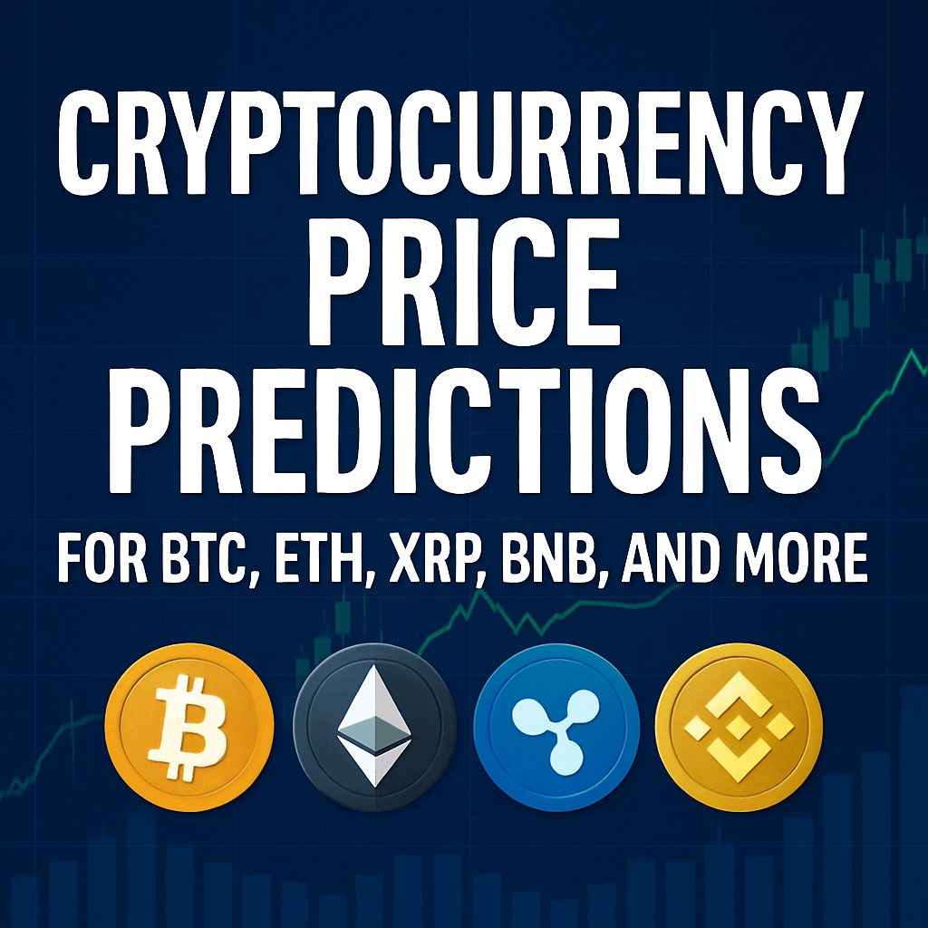 Cryptocurrency Price Predictions for BTC, ETH, XRP, BNB, and More image