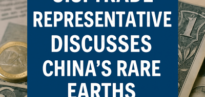 U.S. Trade Representative Discusses China’s Rare Earths Restrictions image