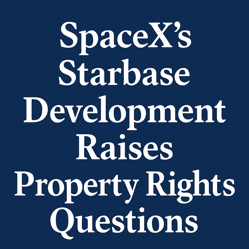 SpaceX’s Starbase Development Raises Property Rights Questions image