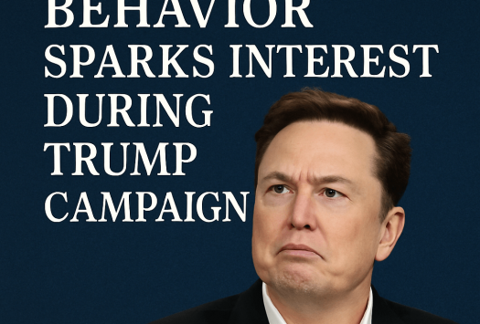 Elon Musk’s Behavior Sparks Interest During Trump Campaign image